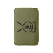 Maccabee Schild und Speere Badematte (Vorderseite Vertikal)