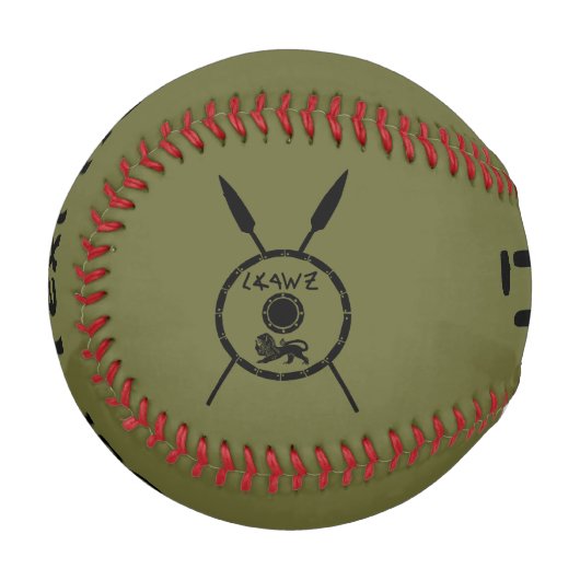 Maccabee Schild und Speere Baseball (Vorderseite Links)