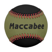 Maccabee Schild und Speere Baseball (Vorderseite)