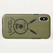 Maccabee Schild und Speere Case-Mate iPhone Hülle (Rückseite (Horizontal))
