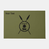 Maccabee Schild und Speere Fußmatte (Vorderseite)