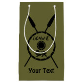 Maccabee Schild und Speere Kleine Geschenktüte (Vorderseite)