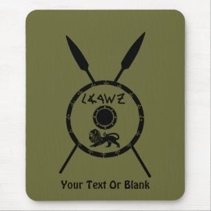 Maccabee Schild und Speere Mousepad