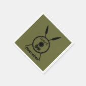 Maccabee Schild und Speere Serviette (Ecke)