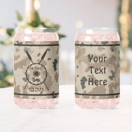 Maccabee Shield and Spears Wüste Dosenglas