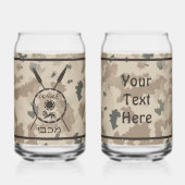 Maccabee Shield and Spears Wüste Dosenglas (Vorderseite)