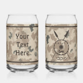 Maccabee Shield and Spears Wüste Dosenglas (Rückseite)