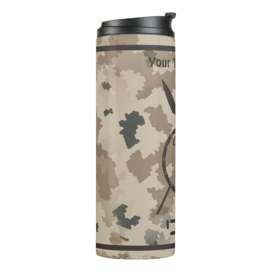 Maccabee Shield and Spears Wüste Thermosbecher (Nach links gedreht)