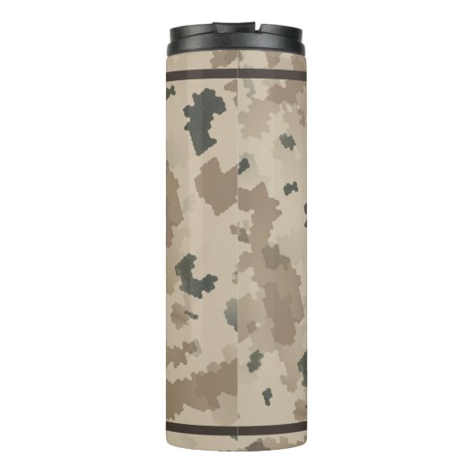 Maccabee Shield and Spears Wüste Thermosbecher (Rückseite)