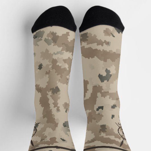 Maccabee Shield and Speere - Wüstensocken Socken (Oben)