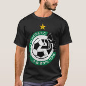 Maccabi Haifa Fc Soccer Team Israel T-Shirt (Vorderseite)