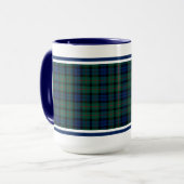 MacCallum Clan Tartan Tasse (Vorderseite Links)