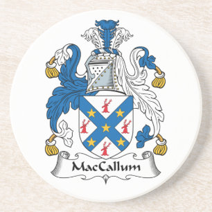 MacCallum Familienwappen Sandstein Untersetzer