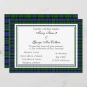 MacCallum Scottish Wedding Einladung (Vorne/Hinten)
