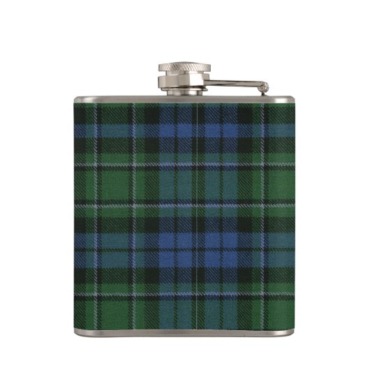 MacCallum Tartan & Abzeichen Flachmann (Rückseite)