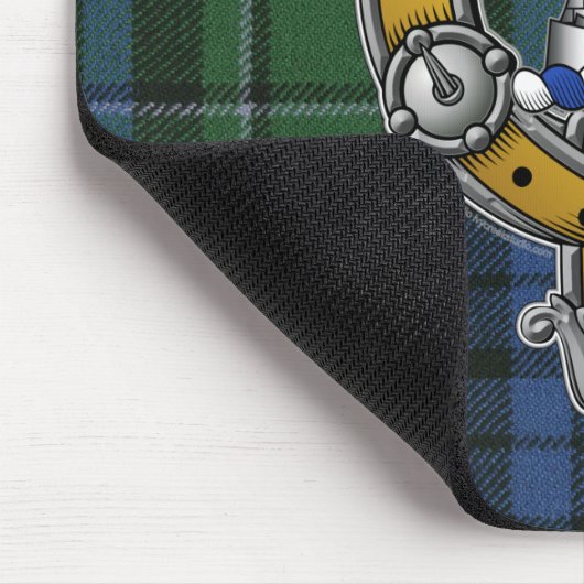 MacCallum Tartan & Abzeichen Mousepad (Ecke)
