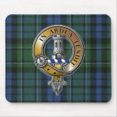 MacCallum Tartan & Abzeichen Mousepad (Vorne)