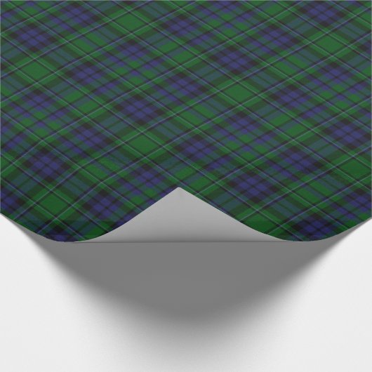 MacCallum Tartan Kariertes Wrapping Paper Geschenkpapier (Ecke)