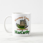 MacCarthy, das vom Zuhause-Geschwätz-Schloss Kaffeetasse (Links)