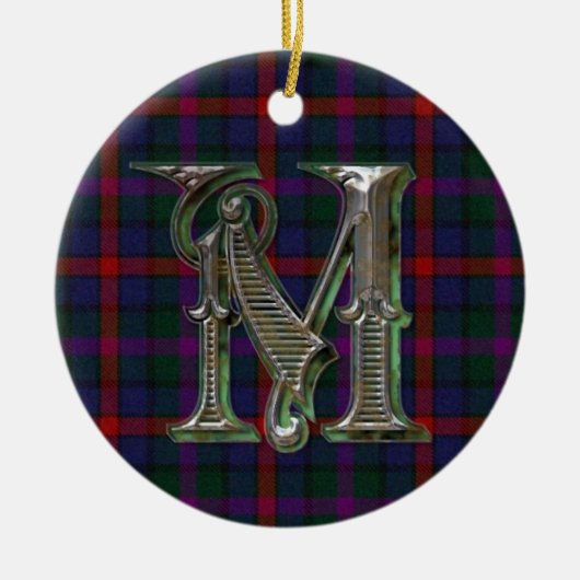 MacCaughan Kariert Monogram Ornament (Vorne)