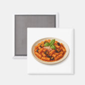 Maccheroni alla Norma Magnet (Vorderseite/Rückseite)