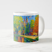 Macchi am Platz Jumbo-Tasse (Vorderseite Rechts)