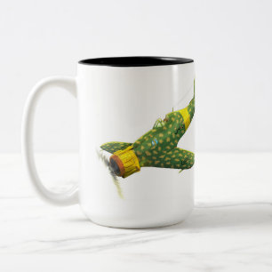Macchi C.200 Saetta Flugzeug-Tasse Zweifarbige Tasse