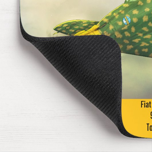 Macchi C.200 Saetta Flugzeugmousepad Mousepad (Ecke)