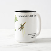 Macchi C.200 Saetta Tasse (VorderseiteRechts)