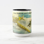 Macchi C.202 Folgore Zweifarbige Tasse (Mittel)