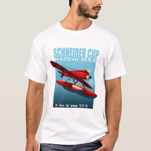 Macchi M 52 Schneider Schale T-Shirt (Vorderseite)