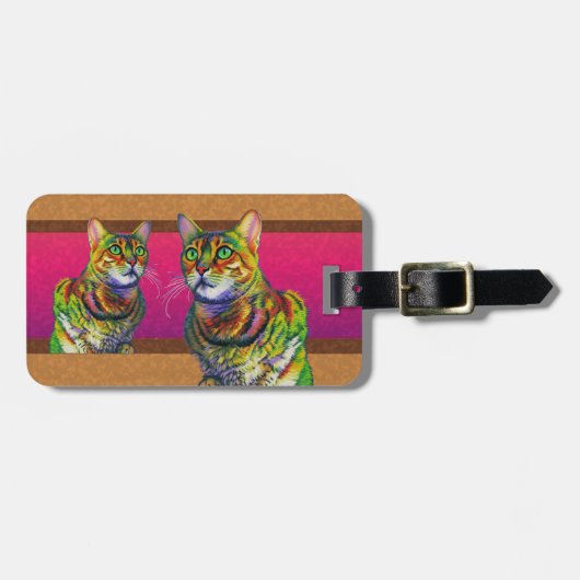 MACCHI SQUARED GEPÄCKANHÄNGER (Vorderseite horizontal)