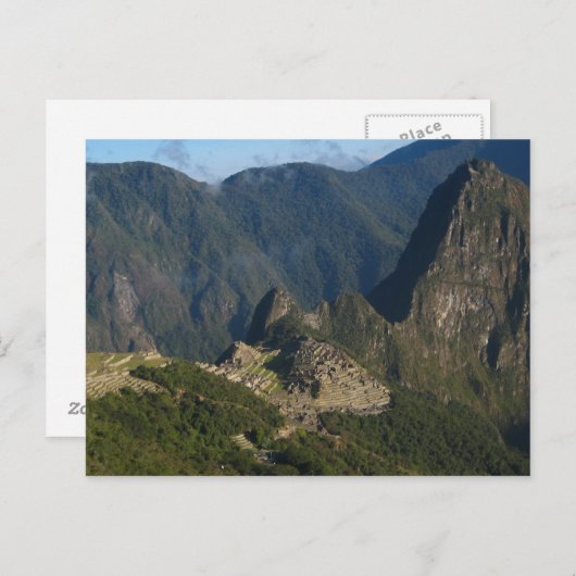 Macchu Picchu Postkarte (Vorne/Hinten)