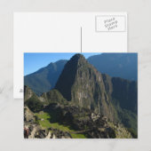 Macchu Picchu Postkarte (Vorne/Hinten)