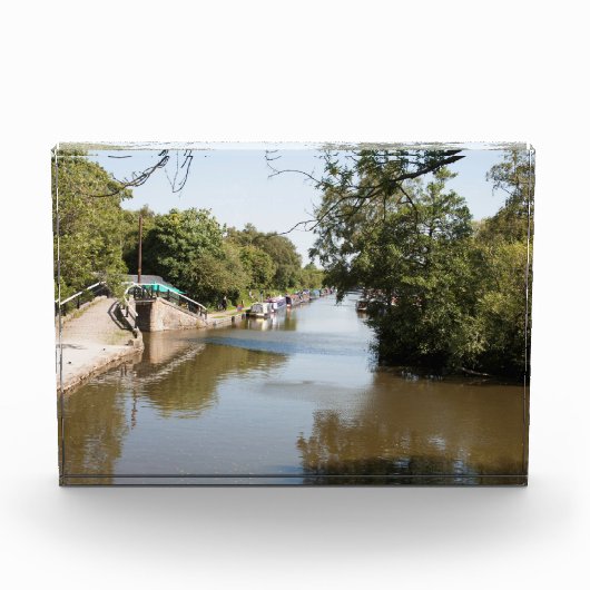 Macclesfield Canal Higher Poynton Cheshire Fotoblock (Vorderseite)
