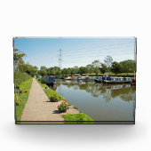Macclesfield Canal Higher Poynton Cheshire Fotoblock (Vorderseite)