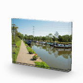 Macclesfield Canal Higher Poynton Cheshire Fotoblock (Rechts)
