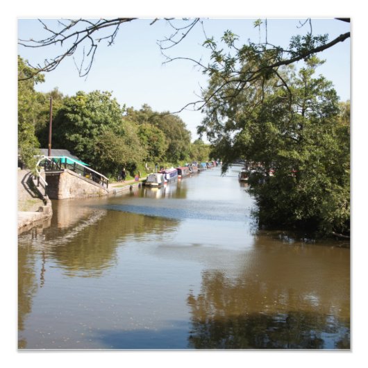 Macclesfield Canal Higher Poynton Cheshire Fotodruck (Vorne)
