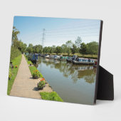 Macclesfield Canal Higher Poynton Cheshire Fotoplatte (Seite)