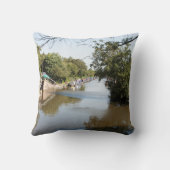 Macclesfield Canal Higher Poynton Cheshire Kissen (Rückseite)