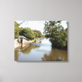 Macclesfield Canal Higher Poynton Cheshire Leinwanddruck (Vorderseite)