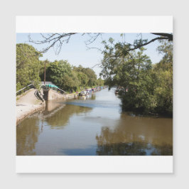 Macclesfield Canal Higher Poynton Cheshire Magnetkarte