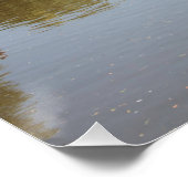 Macclesfield Canal Higher Poynton Cheshire Poster (Ecke)