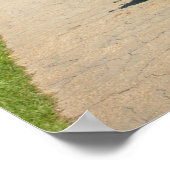 Macclesfield Canal Higher Poynton Cheshire Poster (Ecke)