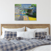 Macclesfield Cancard Acrylic Print Leinwanddruck (Insitu (Schlafzimmer))