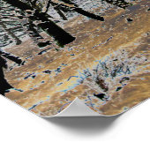 Macclesfield Forest Winter Card Akrobielle Printwe Poster (Ecke)