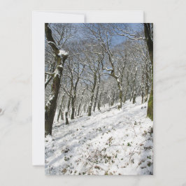 Macclesfield Forest Winter Card Feiertagskarte