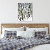 Macclesfield Forest Winter Card Leinwanddruck (Insitu (Schlafzimmer))