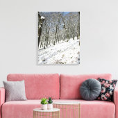 Macclesfield Forest Winter Card Leinwanddruck (Insitu (Wohnzimmer))