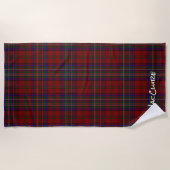 MacClure Clan Tartan Plaid Beach Towel Strandtuch (Vorderseite)